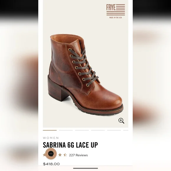 Frye vintage Sabrina style boots 7.5 - Picture 2 of 11